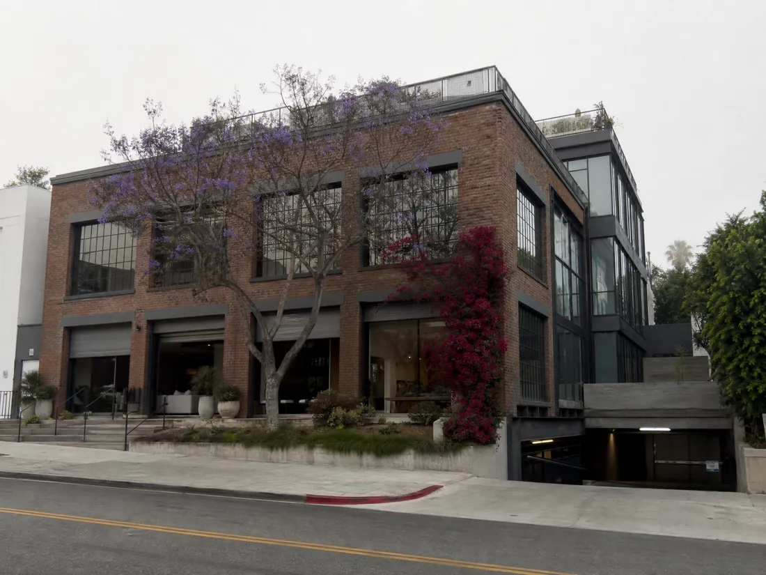 Santa Monica California creative office building with subterranean parking where soil gas testing is performed